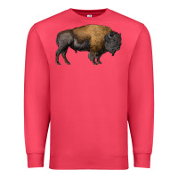 Cardinal american bison body Premium Sweatshirt - RanaPortraitStore