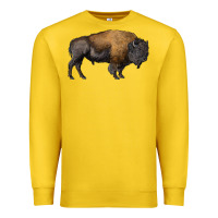 Lemon american bison body Premium Sweatshirt - RanaPortraitStore
