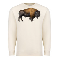 Sandshell american bison body Premium Sweatshirt - RanaPortraitStore
