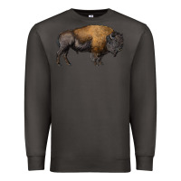 Smoke american bison body Premium Sweatshirt - RanaPortraitStore