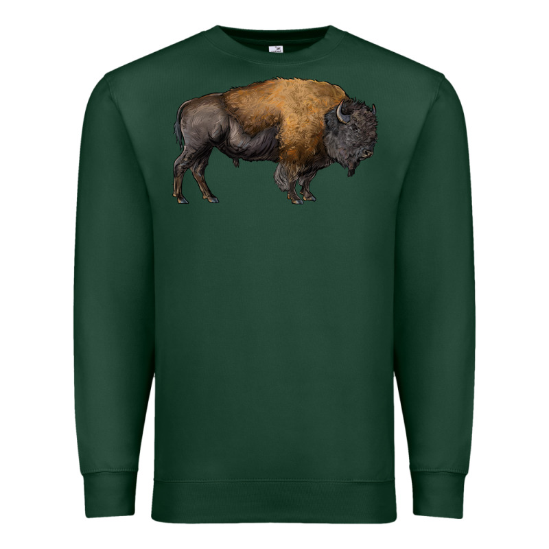 American Bison Body Premium Sweatshirt by RanaPortraitStore | Teevron