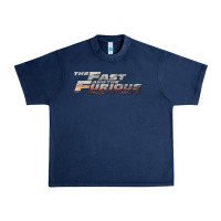 Navy fast & furious tokyo drift kanji movie poster t shirt Urban Heavy Tee - baoMotion