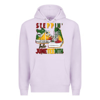 Lilac steppin' into juneteenth Premium Hoodie - BarkalooDesign