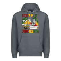 Rock steppin' into juneteenth Premium Hoodie - BarkalooDesign