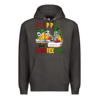 Smoke steppin' into juneteenth Premium Hoodie - BarkalooDesign
