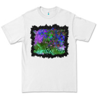 White halloween skull and leopard background Premium Tee - BundleAndBundleShop
