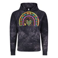 Cloud Black autism awareness heart leopard rainbow Vintage Hoodie - Artiststas