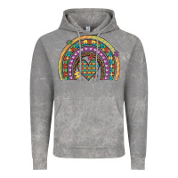Cloud Rock autism awareness heart leopard rainbow Vintage Hoodie - Artiststas