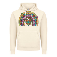 Vintage Artic autism awareness heart leopard rainbow Vintage Hoodie - Artiststas