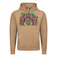 Vintage Coffee autism awareness heart leopard rainbow Vintage Hoodie - Artiststas