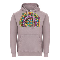 Vintage Zinc autism awareness heart leopard rainbow Vintage Hoodie - Artiststas