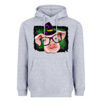 Heather Grey pig halloween Heavyweight Hoodie - RanaPortraitStore