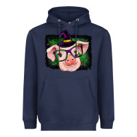 Navy pig halloween Heavyweight Hoodie - RanaPortraitStore
