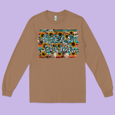 Girls Mama Long Sleeve Tee Designed By Racoondesign