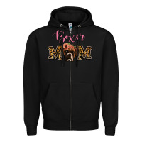 Black Boxer Mom Zipper Hoodie - Jasminsmagicworld
