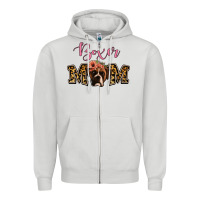 Dove Grey Boxer Mom Zipper Hoodie - Jasminsmagicworld