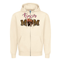 Sandshell Boxer Mom Zipper Hoodie - Jasminsmagicworld