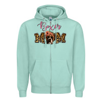 Seafoam Boxer Mom Zipper Hoodie - Jasminsmagicworld