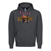Smoke Boxer Mom Zipper Hoodie - Jasminsmagicworld