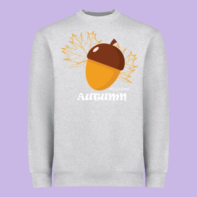 Welcome Autumn Heavyweight Sweatshirt Designed By Bettercallsaul