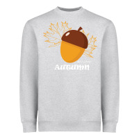 Heather Grey Welcome Autumn Heavyweight Sweatshirt - Bettercallsaul