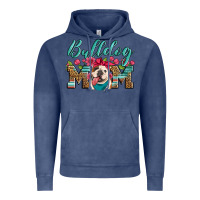 Vintage Denim english bulldog mom Vintage Hoodie - Artiststas