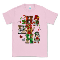 Bubblegum Pink christmas ho ho ho gnomes Classic Tee - BarkalooDesign