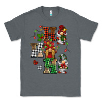 Charcoal Heather christmas ho ho ho gnomes Classic Tee - BarkalooDesign