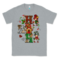 Heather Grey christmas ho ho ho gnomes Classic Tee - BarkalooDesign