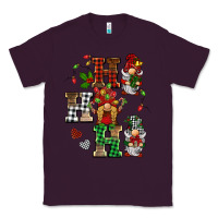 Plum christmas ho ho ho gnomes Classic Tee - BarkalooDesign