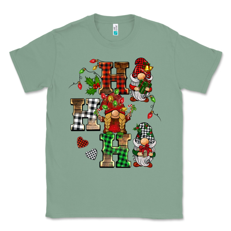 Christmas Ho Ho Ho Gnomes Classic Tee by BarkalooDesign | Teevron