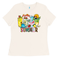 Bone hello summer drink Ladies Tee - CowhideDigitalArt