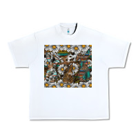 White easter Urban Heavy Tee - CowhideDigitalArt