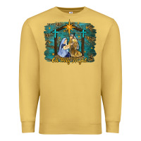 Antique Gold oh holy night western Premium Sweatshirt - RanaPortraitStore