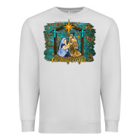 Dove Grey oh holy night western Premium Sweatshirt - RanaPortraitStore