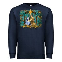 Navy oh holy night western Premium Sweatshirt - RanaPortraitStore
