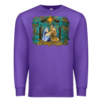 Purple oh holy night western Premium Sweatshirt - RanaPortraitStore