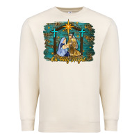 Oh Holy Night Western Premium Sweatshirt | Teevron