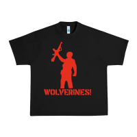 Black red dawn wolverines Urban Heavy Tee - baoMotion
