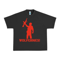 Pigment Black red dawn wolverines Urban Heavy Tee - baoMotion