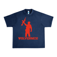 Navy red dawn wolverines Urban Heavy Tee - baoMotion