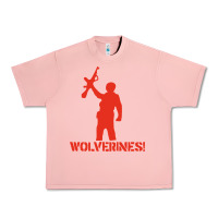 Salmon red dawn wolverines Urban Heavy Tee - baoMotion