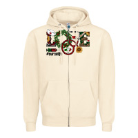 Sandshell christmas love nurselife Zipper Hoodie - RanaPortraitStore
