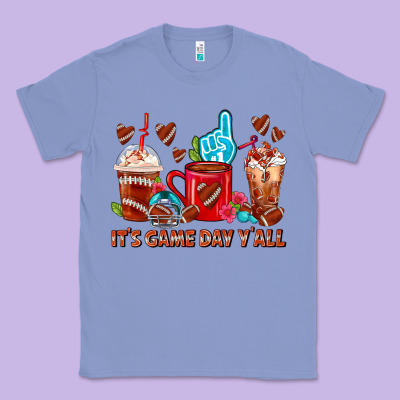 American Football Coffee Cup Classic Tee Designed By Fadigitalartstudio