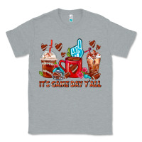 Heather Grey American Football Coffee Cup Classic Tee - FaDigitalArtStudio