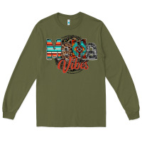 Army Green mama vibes Long Sleeve Tee - RacoonDesign