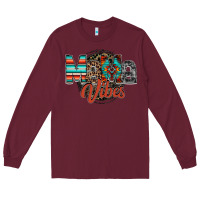 Burgundy mama vibes Long Sleeve Tee - RacoonDesign