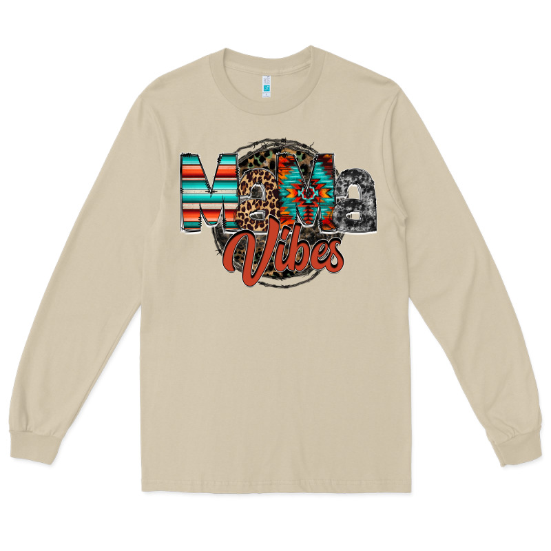 Mama Vibes Long Sleeve Tee by RacoonDesign | Teevron