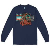 Navy mama vibes Long Sleeve Tee - RacoonDesign