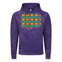 Cloud Purple autism awareness background Vintage Hoodie - Artiststas